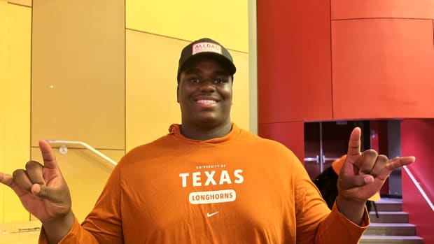 Payton Kirkland - Hook'em - Aug. 10, 2022 at Cedric Baxter's Commitment Ceremony